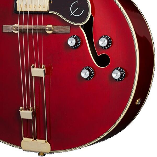 Epiphone Broad Way Hollow Body Elektro Gitar Kırmızı