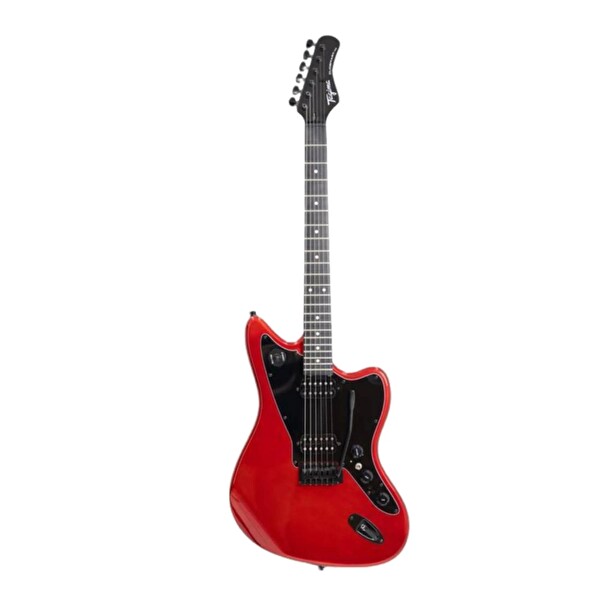 Tagima Duo Smart HH Offset Jazzmaster Tarzı Elektro Gitar Şeker Elma Kırmızısı