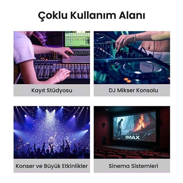 VegGieg 6.35mm to XLR Dişi Mikrofon Kablosu Hi-Fi Ses Kalitesi OFC Bakır Enstrüman Ses Kablosu - 5 Metre