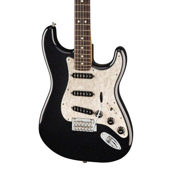 Fender 70. Yıl Özel Seri Player Stratocaster Gülağacı Klavyeli Nebula Noir - Bulutsu Siyah Elektro Gitar