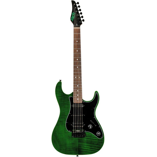 Jet JS-450 TGR R HSS Elektro Gitar Şeffaf Yeşil