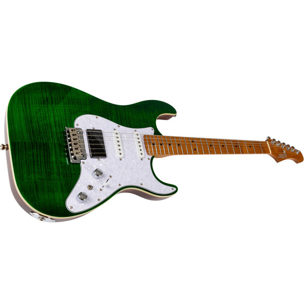 Jet JS-600 TGR HSS Elektro Gitar Şeffaf Yeşil