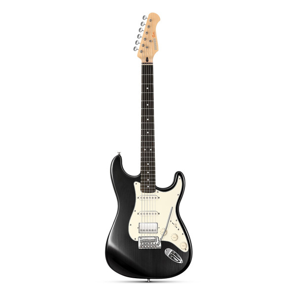 Donner DST-400 Elektro Gitar Şeffaf Siyah