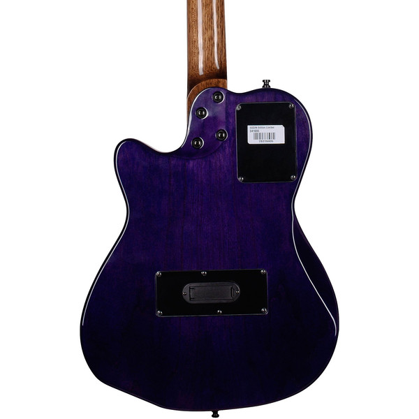 Godin ACS Naylon Steve Stevens Signature 25. Yıl Özel Seri Elektro Klasik Gitar Mor