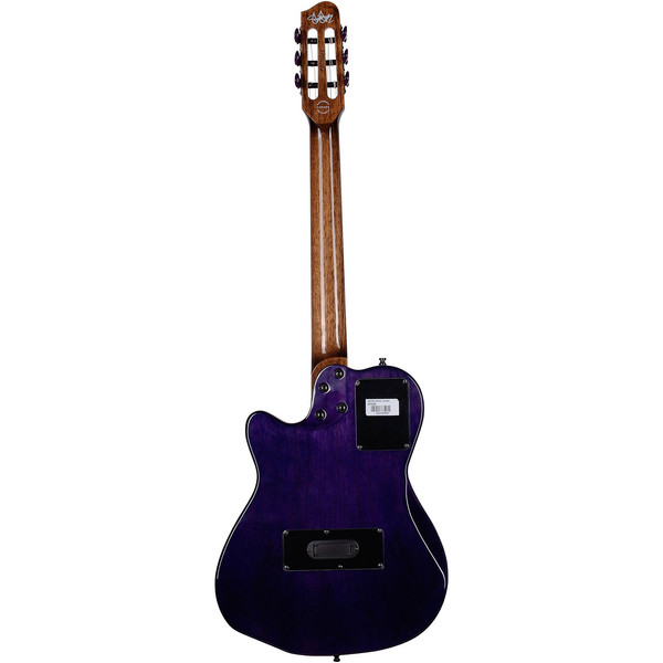 Godin ACS Naylon Steve Stevens Signature 25. Yıl Özel Seri Elektro Klasik Gitar Mor