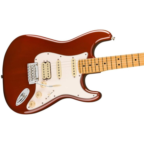 Fender Player II Stratocaster HSS Chambered Mahogany Gövde Akçaağaç Klavye Transparent Mocha Burst Elektro Gitar
