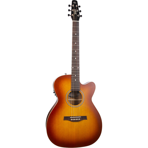 Seagull Entourage Konser Tipi Kesik Kasa Elektro Akustik Gitar Rustic Burst