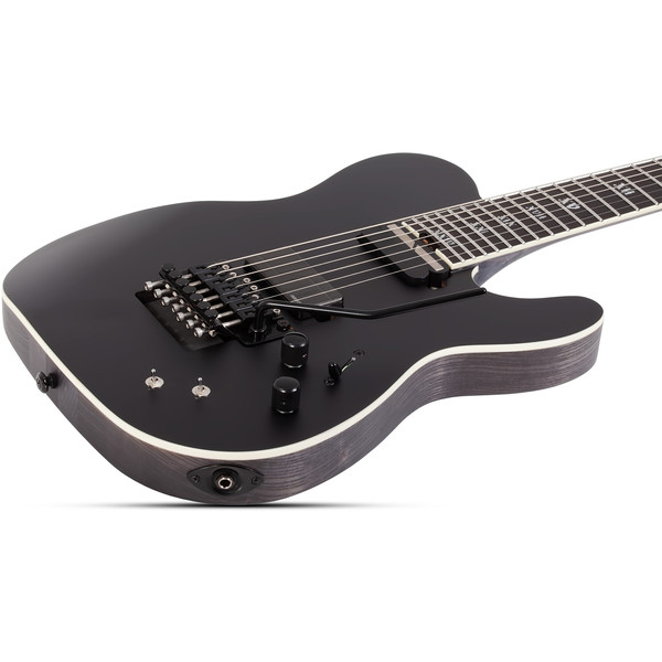 Schecter PT-7 FR-S SLS Elite Evil Twin 7 Telli Elektro Gitar Saten Siyah