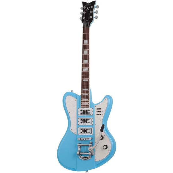 Schecter Ultra III Elektro Gitar Vintage Mavi