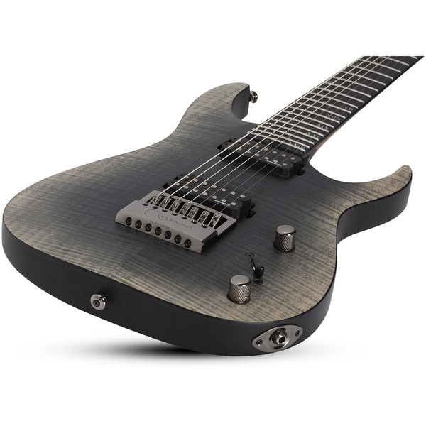 Schecter Banshee Mach-7 Evertune 7 Telli Elektro Gitar Fallout Burst - Sonbahar Esintisi