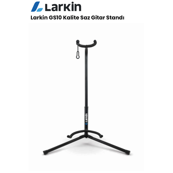 Larkin GS10 Üst Kalite Kilitli Enstrüman Saz Bağlama Gitar Standı Ayaklığı Sehpası