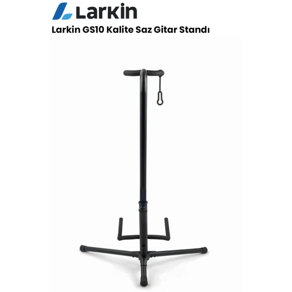 Larkin GS10 Üst Kalite Kilitli Enstrüman Saz Bağlama Gitar Standı Ayaklığı Sehpası