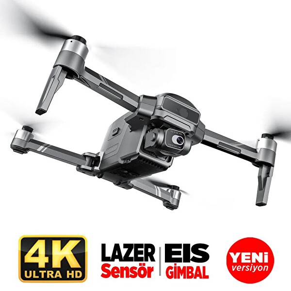 SJRC F22 S2 Pro+ Combo 4K Kameralı Drone Seti-2Batarya+6KM Menzil+ÇarpışmaSensörü+40 Dakika Uçuş Süresi+Çanta