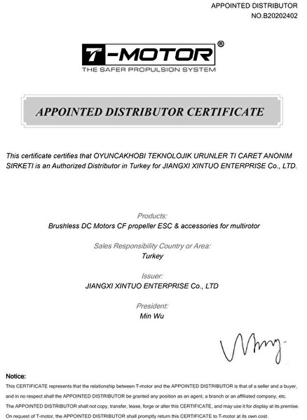 T-Motor U Power Type U13II 130KV Brushless Fırçasız Motor Multikopter Multirotor Quadcopter Hexacopter Drone Motoru