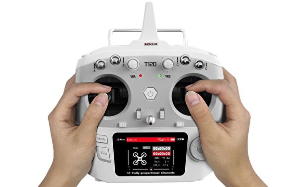 Radiolink T12D 2.4 Ghz 12 Kanal Radio Kontrol Uzaktan Kumanda +R12F Alıcı ELRS Crossfire Destekli