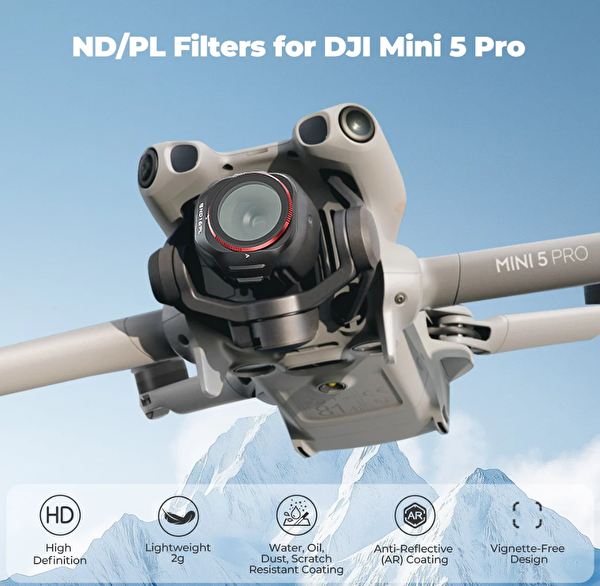 Freewell DJI Mini 5 Pro Drone İçin Filters Bright Day 6'lı Paket