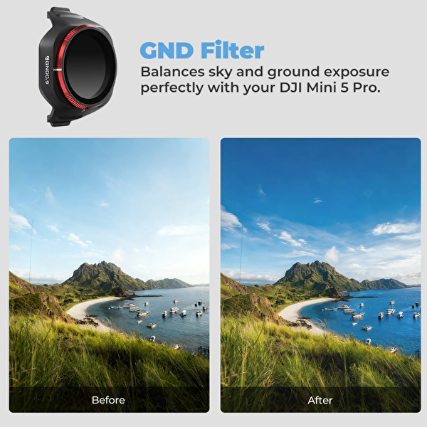Freewell DJI Mini 5 Pro Drone İçin Gradient Filters 2'li Paket