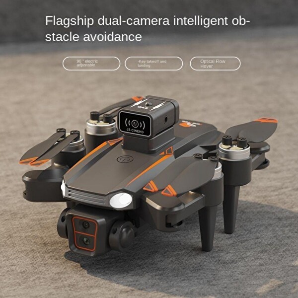 Hzl Store JS26H Akıllı 4K Katlanabilir 360 Derece Engel Algılama Uyumlu Uzaktan Kumandalı Drone