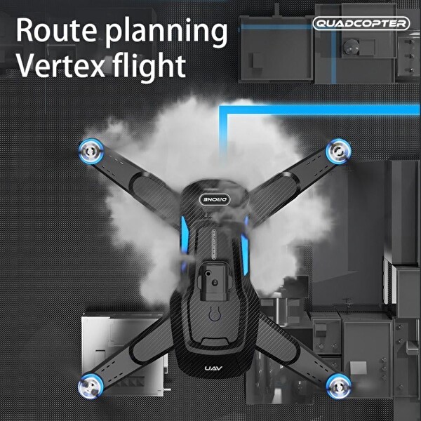 Hzl Store J18 Pro Akıllı GPS Destekli 8K Çift Kameralı Katlanabilir Drone