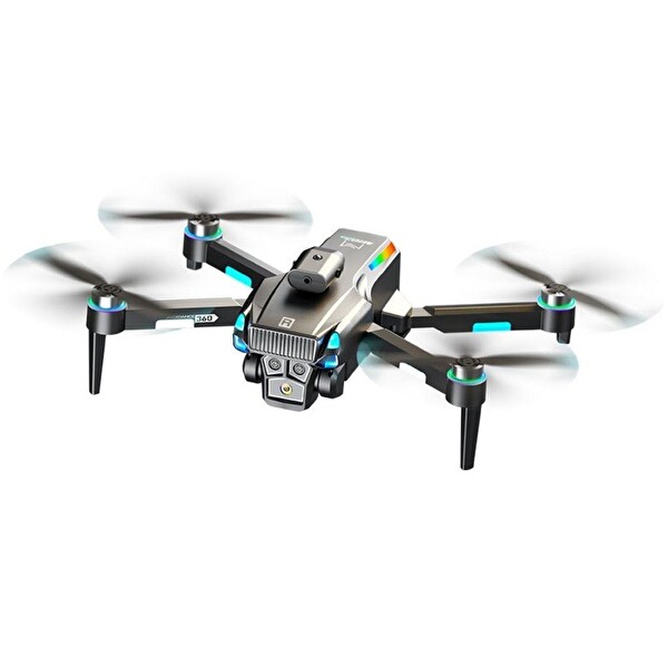 Hzl Store D9 Aerial 4K Akıllı Fırçasız Motorlu Elektrikli Kamera 90 Derece Tek Tuş Kalkış-İniş LED Drone