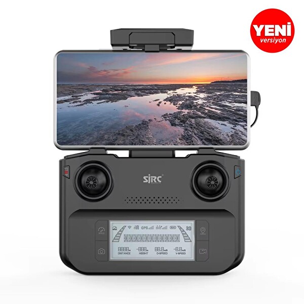 SJRC F5S Pro+ Plus 4K + 3.5KM Menzil + 30 Dakika Uçuş Süresi + Çanta+EIS Gimbal + Takip Modu Kameralı Drone Seti