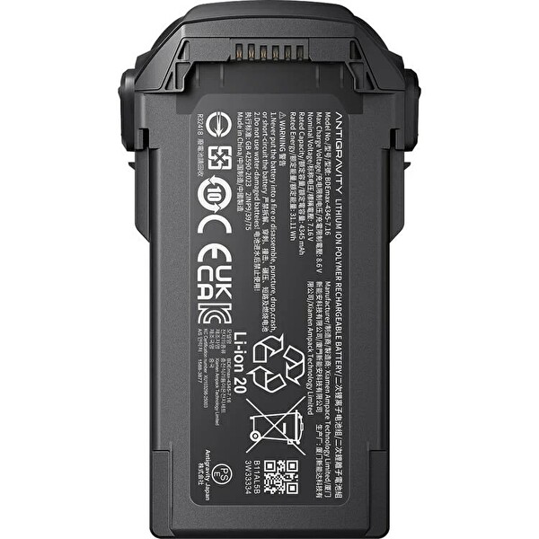 Insta360 Antigravity A1 Flight Battery 2360 mAh Akıllı Drone Bataryası