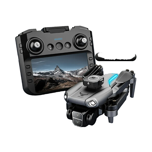 Hzl Store T7 Pro Drone 4K Çift Kameralı GPS WiFi FPV 360° Engel Algılama Katlanabilir Drone