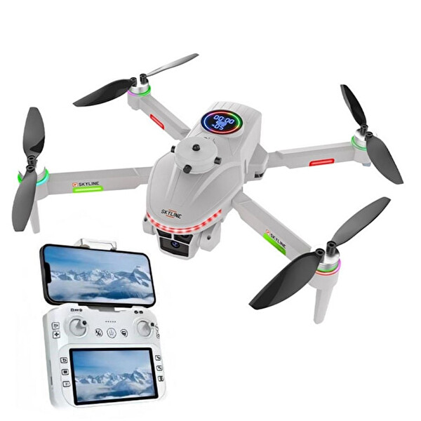 Hzl Store L38 Fırçasız Motorlu HD Kameralı 2.4GHz Wi-Fi Canlı Görüntü Aktarımlı Katlanabilir Drone