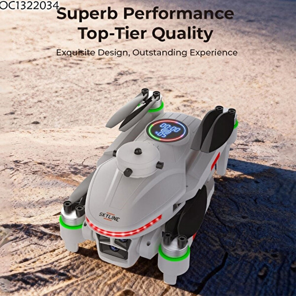 Hzl Store L38 Fırçasız Motorlu HD Kameralı 2.4GHz Wi-Fi Canlı Görüntü Aktarımlı Katlanabilir Drone