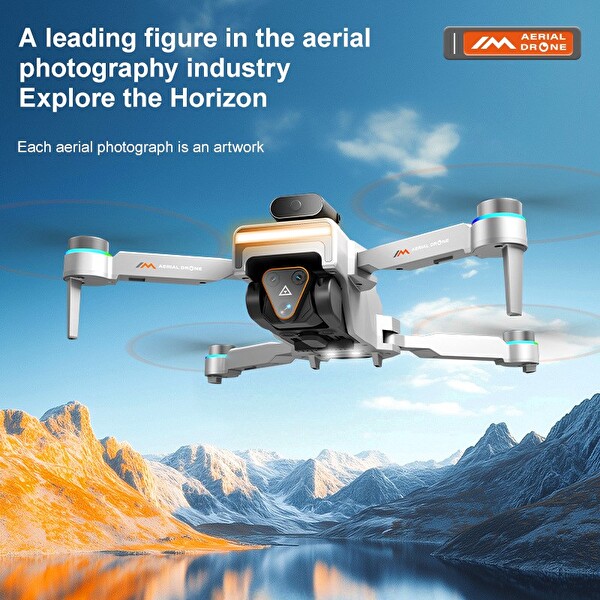 Hzl Store M4 Aerial Engel Tanıma Sensörlü Katlanabilir Drone