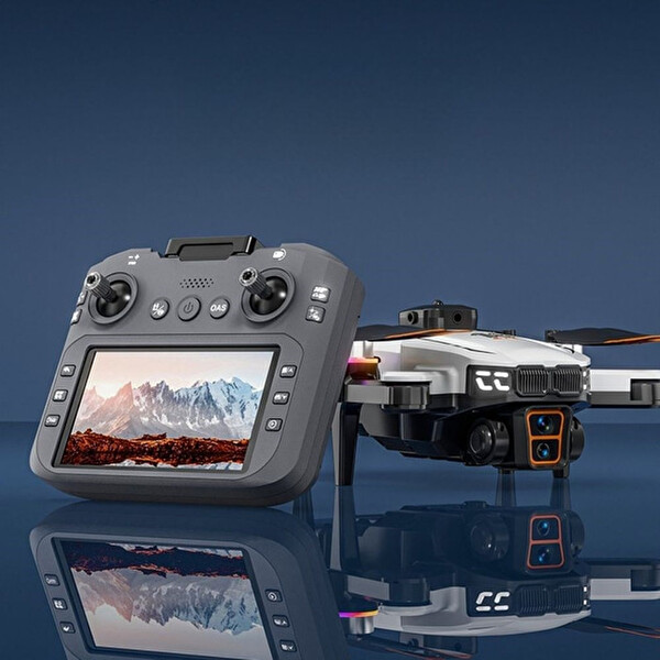 Hzl Store T18P Drone 3 Kameralı HD Engel Sensörlü Katlanabilir Optical Flow Akıllı Drone