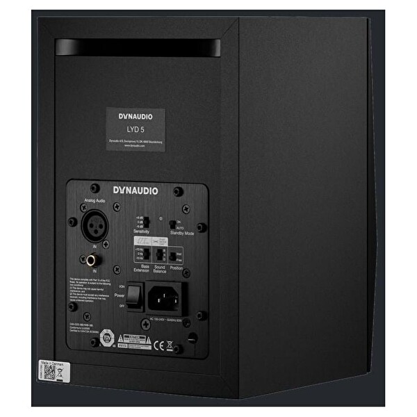 Dynaudio LYD 5 Aktif Stüdyo Monitörü Siyah