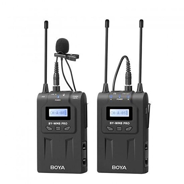 Boya BY-WM8 Pro Kit-1 Kablosuz Mikrofon