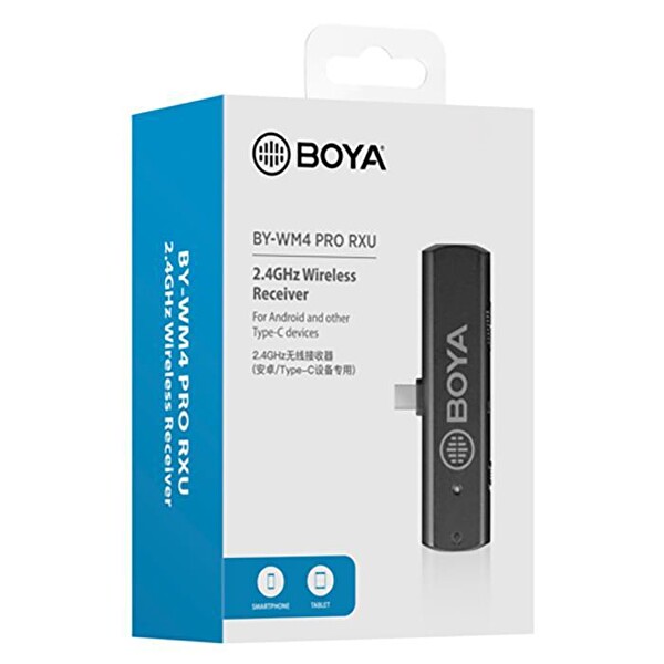 Boya BY-WM4 Pro RXU Type-C Mikrofon Alıcısı