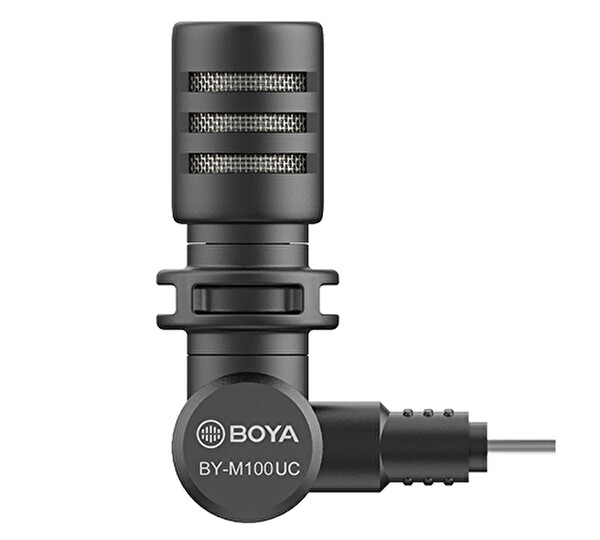 Boya BY-M100UC Kompakt Type-C Telefon Mikrofonu