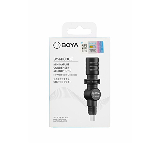 Boya BY-M100UC Kompakt Type-C Telefon Mikrofonu