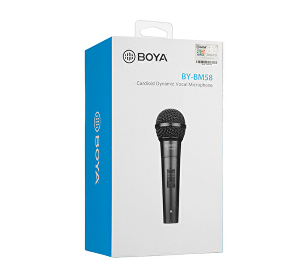Boya BY-BM58 Cardioid Dinamik Vokal Mikrofonu