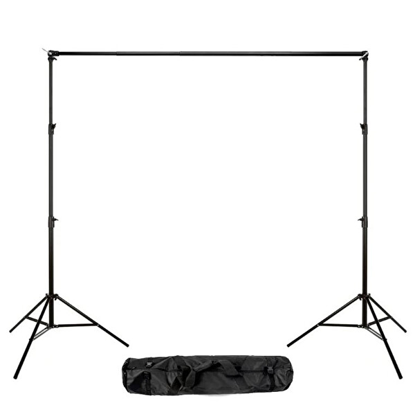 Ayex Taşınabilir 280x300 CM Fon Askı Sistemi, 300 CM Teleskopik Bar