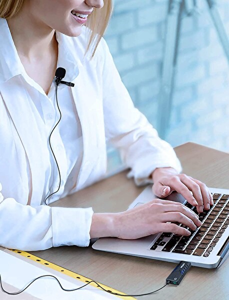 Fifine K053 USB Youtuber Yayıncı Bilgisayar Yaka Mikrofonu