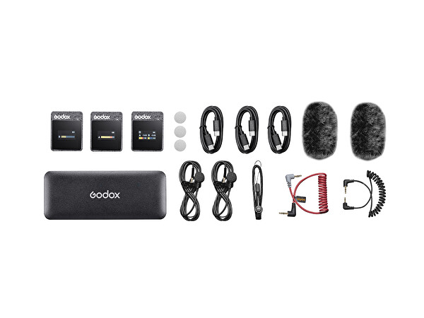 Godox MoveLink M2 Kablosuz İkili Mikrofon Kiti