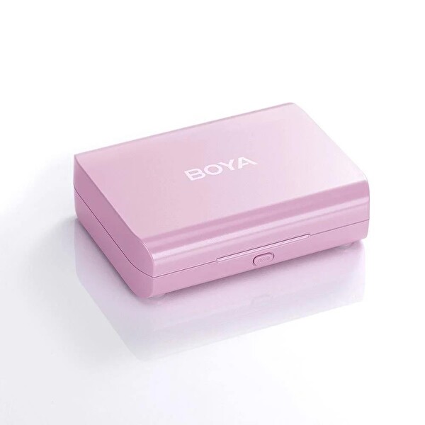 Boya BY-XM6-K2P Kablosuz İkili Pembe Yaka Mikrofonu