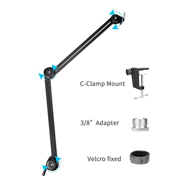 Boya BY-BA20 Masa Tipi Mikrofon Standı
