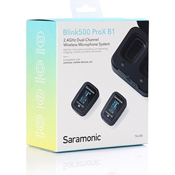 Saramonic Blink500 ProX B1 Kablosuz Tekli Mikrofon
