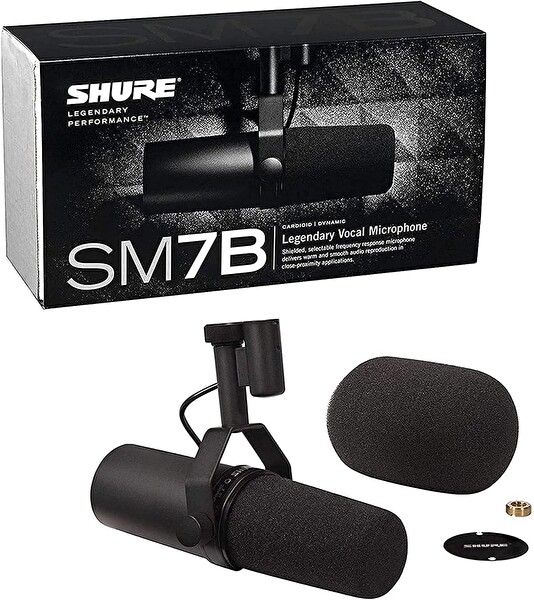 Shure SM7B Vokal Dinamik Mikrofon Fiyatı ve Özellikleri - Teknosa