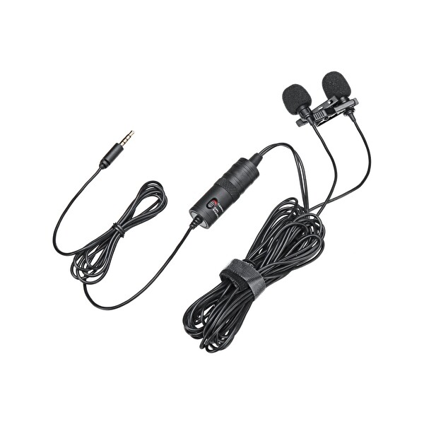 Daytona İkili Yaka Kondenser Ses Kayıt Youtuber Röportaj Mikrofonu