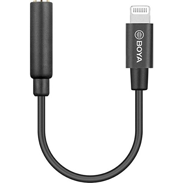 Boya BY-K8 3.5mm TRS / Lightning Mikrofon Adaptörü