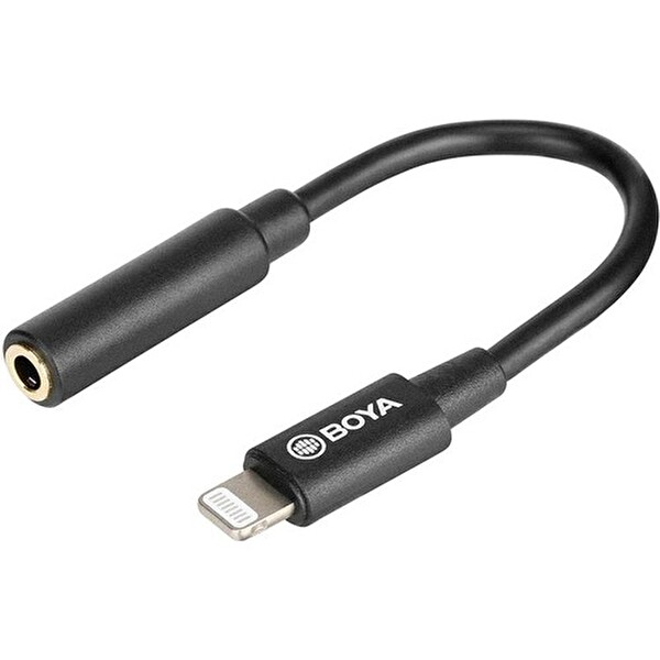 Boya BY-K8 3.5mm TRS / Lightning Mikrofon Adaptörü