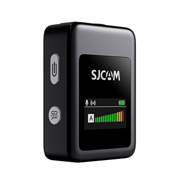 Sjcam M1 1TX +1 RX 100 dB Tek Vericili Gürültü Engelleyici SNR LCD Ekran Profesyonel Kablosuz Yaka Mikrofonu