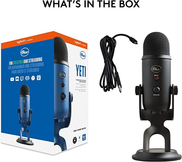 Blue Yeti USB Mikrofon PC - Mac - Oyun vb. Uyumlu Fiyatı ve
