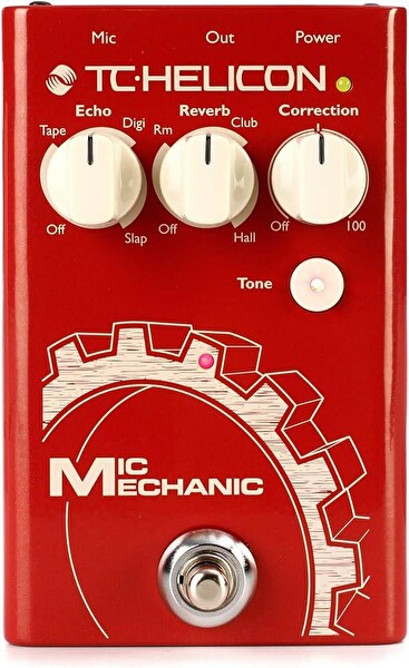 TC Helicon Mic Mechanic 2 Vokal Güçlendirici Düzeltici Pedal